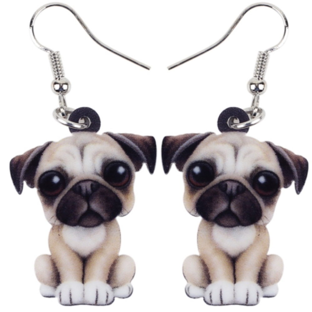 FREE SHIPPING | Double-Sided Acrylic Dangle Earrings NWT